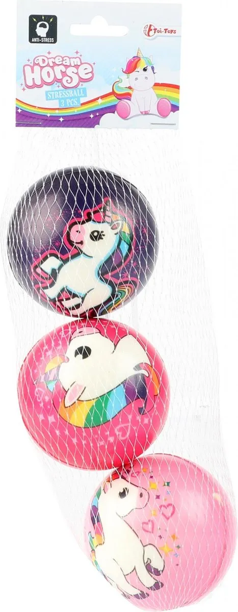 Toi-Toys Pu Ballen Eenhoorn 7,6cm