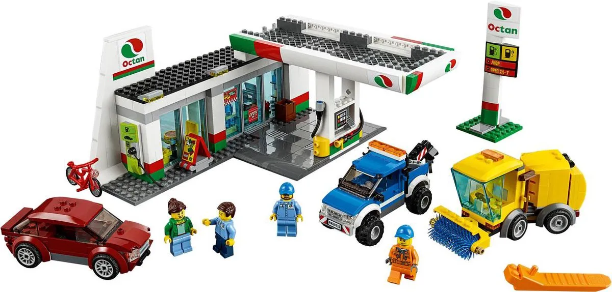 LEGO City Benzinestation 60132 - 515 Stukken