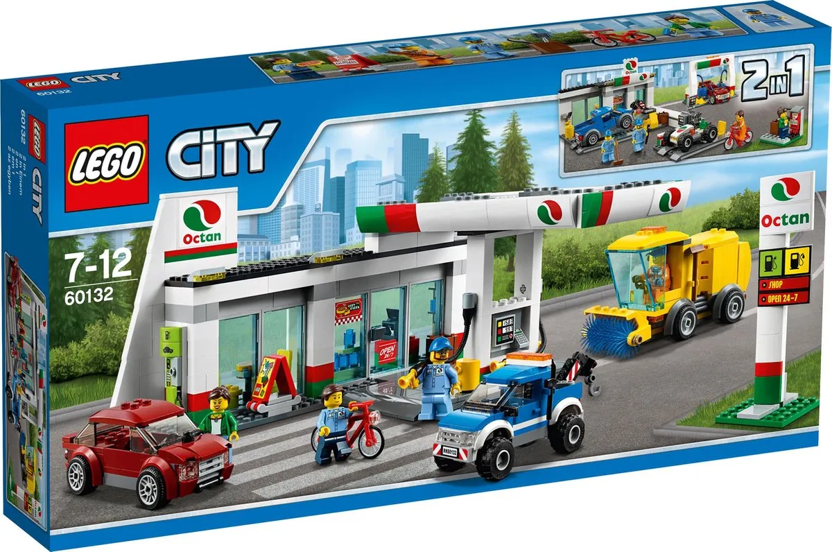 LEGO City Benzinestation 60132