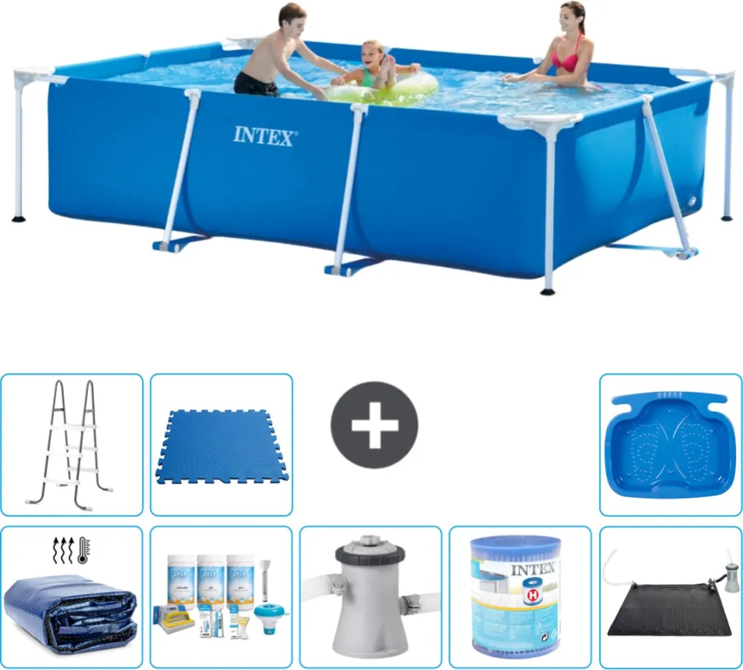 Intex Frame Zwembad 300x200x75cm Blauw - 28272NP-Blauw