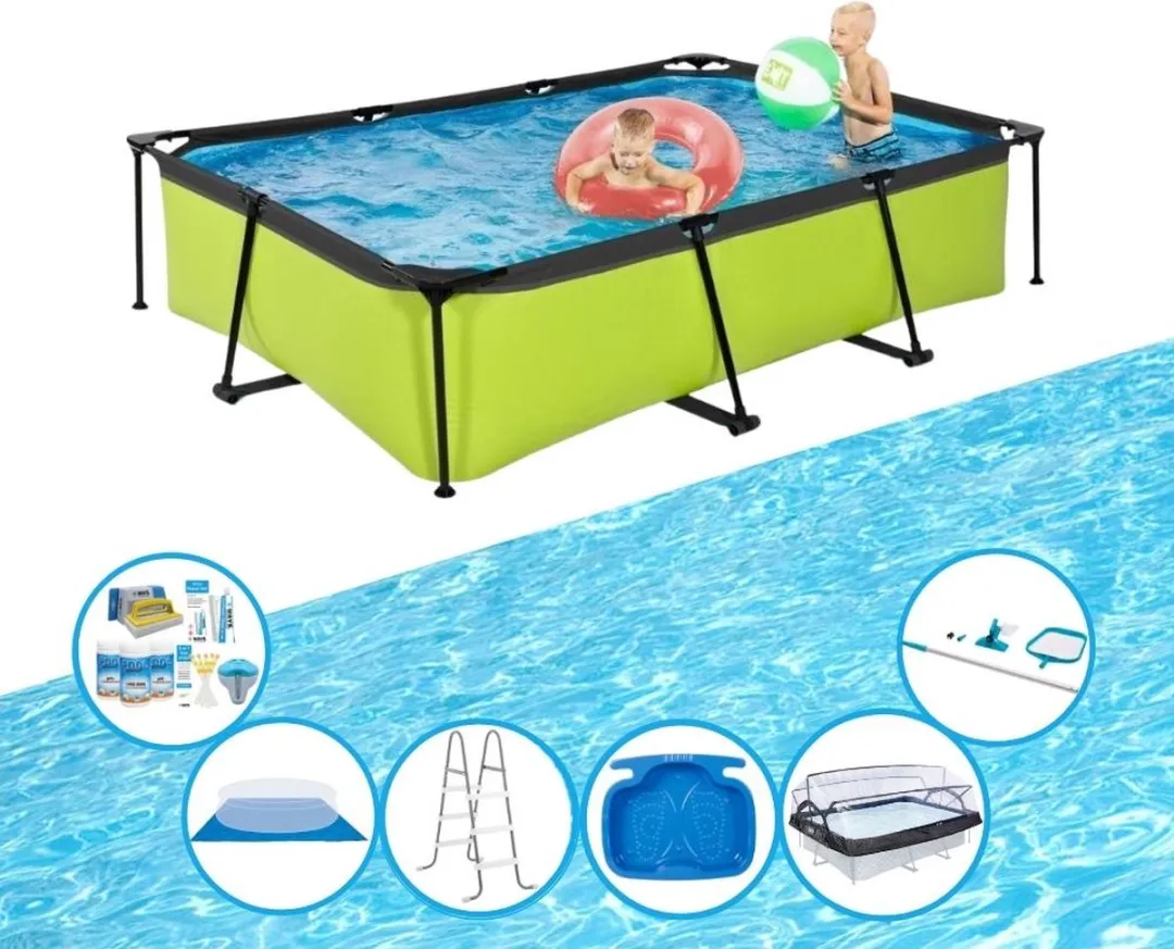 EXIT Toys Zwembad Lime 300x200x65cm