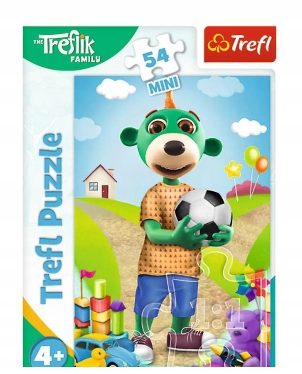Trefl Vrolijke Wereld van Treflikjes 54 Stuks Mini Puzzel