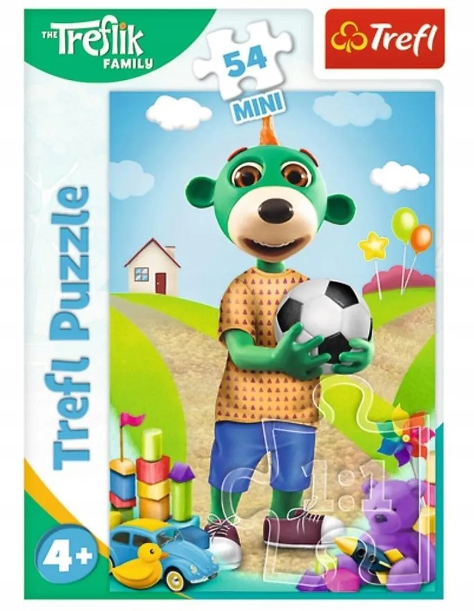 Trefl Vrolijke Wereld van Treflikjes 54 Stuks Mini Puzzel