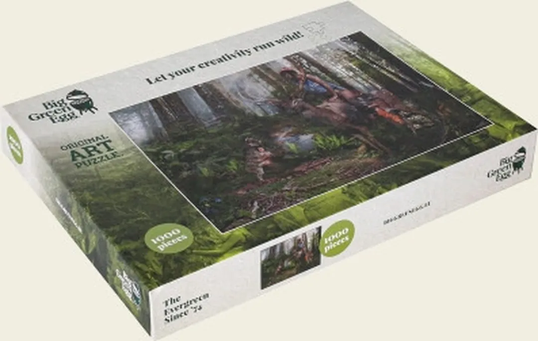 Big Green Egg Puzzel 1000 Stukjes Brainfood Puzzel