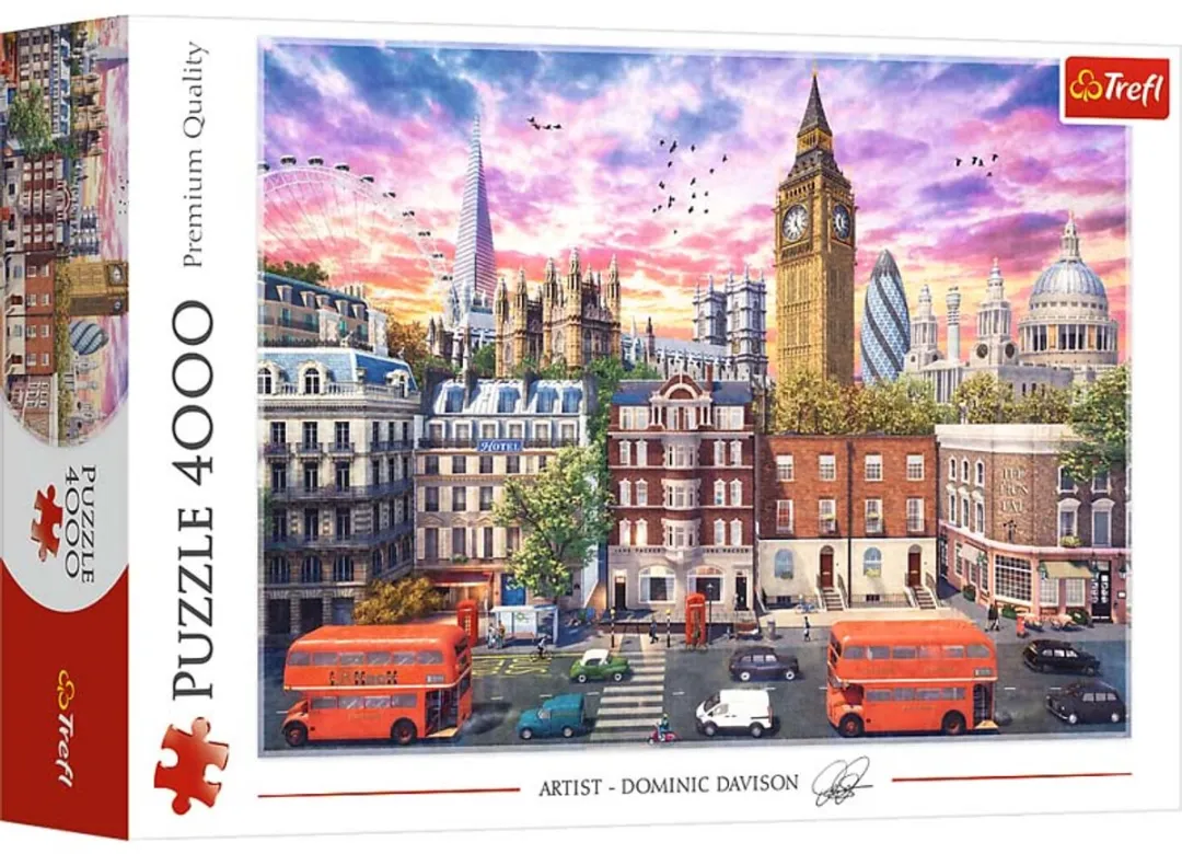 Trefl Wandelen door Londen Puzzle 1000 Stuks - Multicolor