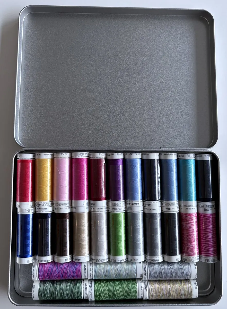 Amann Polysheen Multi Borduurgaren - 28 Kleuren 200m