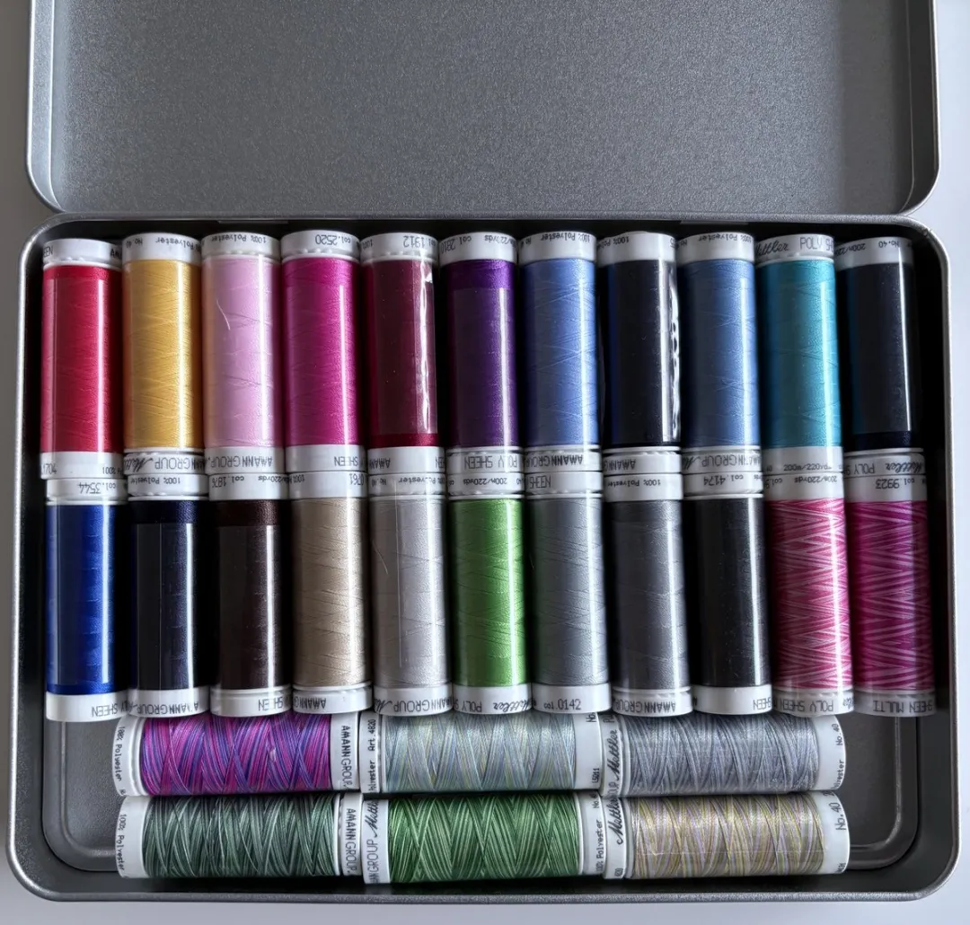 Amann Polysheen Multi Borduurgaren - 28 Kleuren 200m