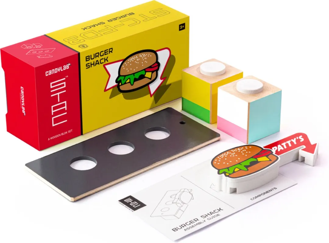 Candylab Houten Burger Shack - Multicolor