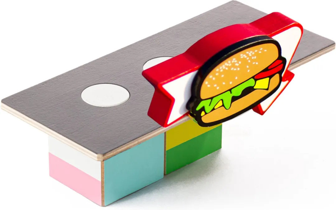 Candylab Houten Burger Shack - Multicolor