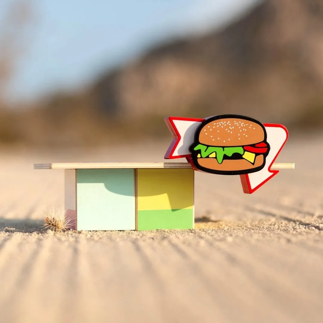 Candylab Houten Burger Shack - Multicolor