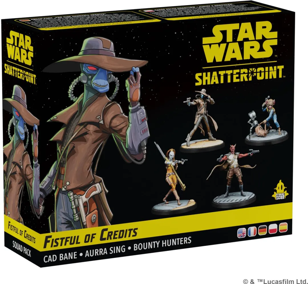 Star Wars Shatterpoint Fistful of Credits Cad Bane Squad Pack - EN/FR/DE/PL/ES