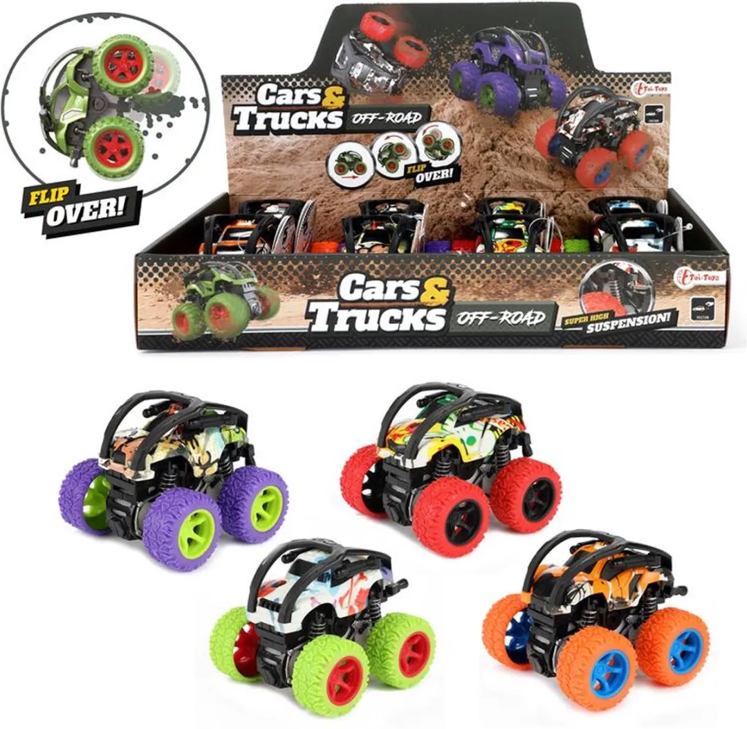 Toi-Toys Cars & Trucks Frictie Monster Truck Flip Over 20654Z - Multikleur