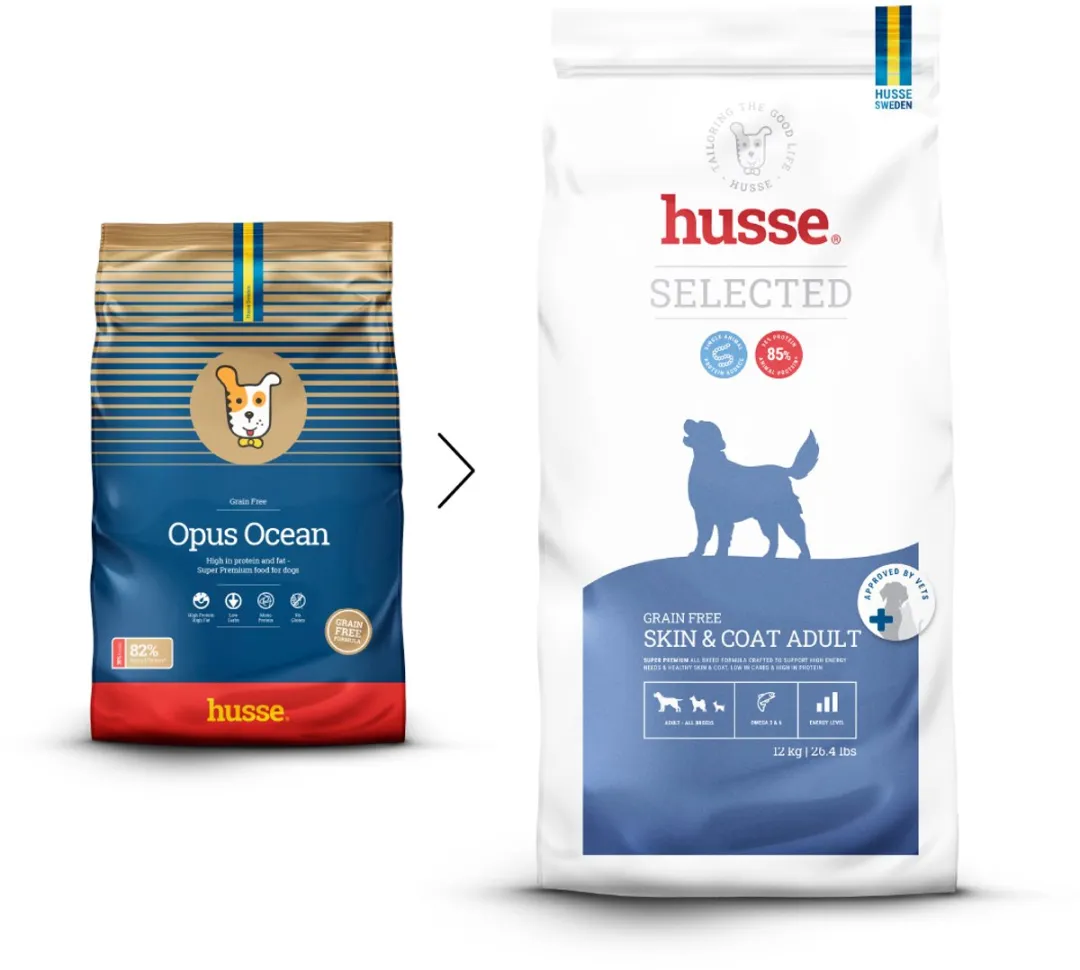 Husse Opus Ocean Zalm & Aardappel Hondenbrokken 12kg