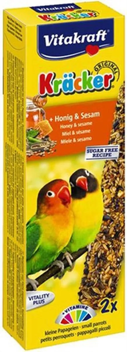 Vitakraft Agaporniskracker African Honing - 2 Stuks