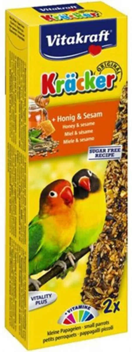 Vitakraft Agaporniskracker African Honing - 2 Stuks