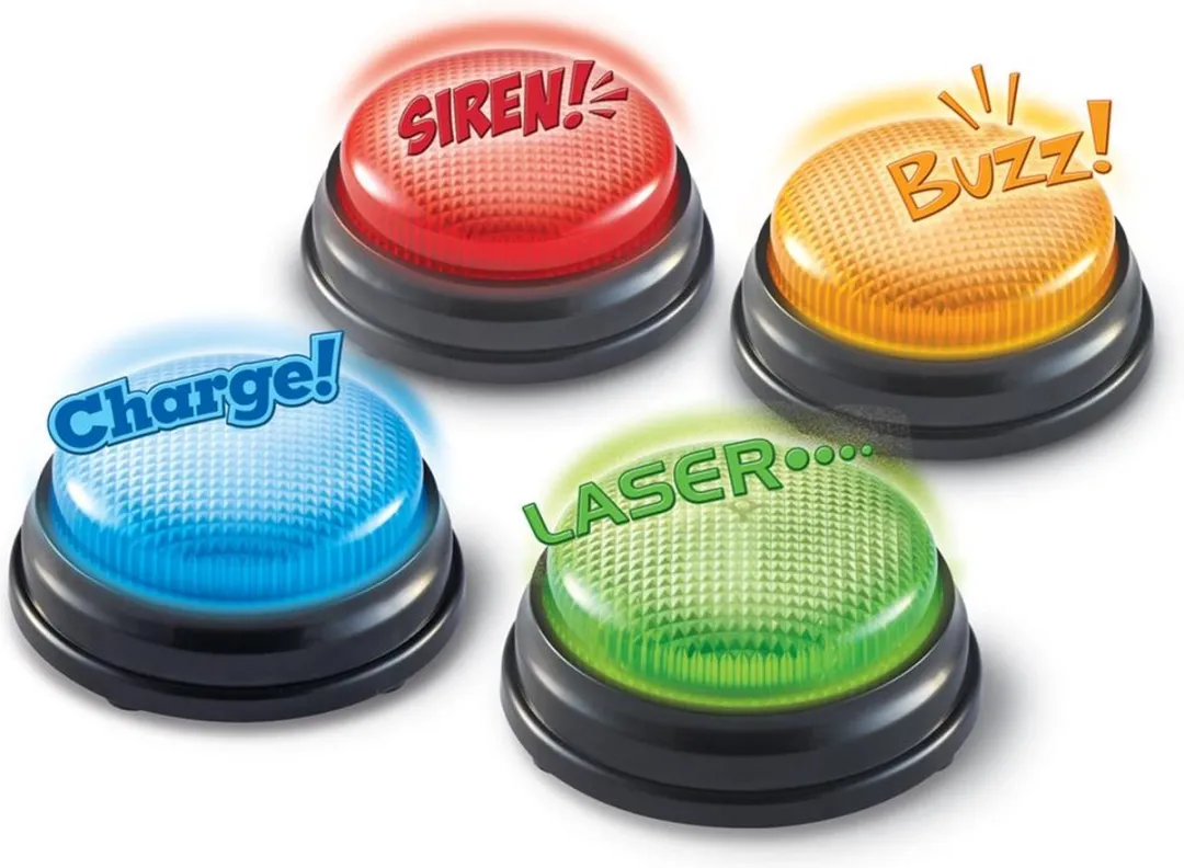 Learning Resources Antwoordbuzzers - 4 Stuks