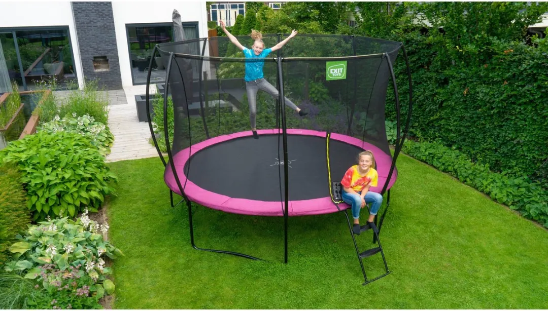 EXIT Silhouette Trampoline 391cm - Roze