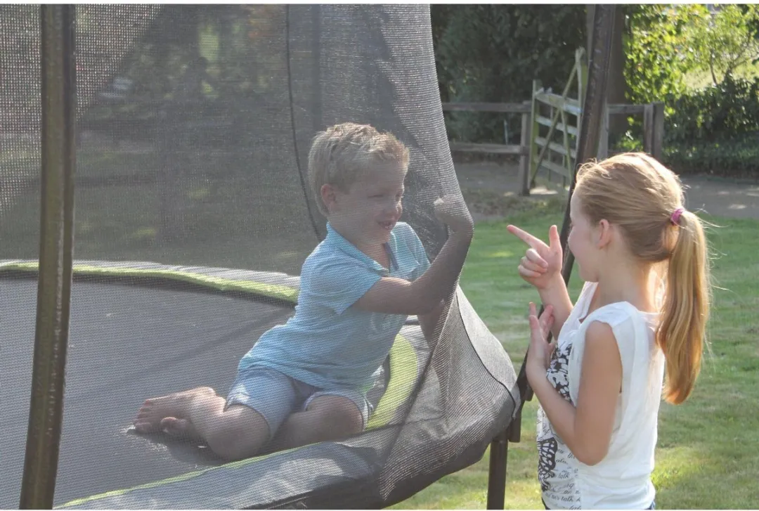 EXIT Silhouette Trampoline 391cm - Roze