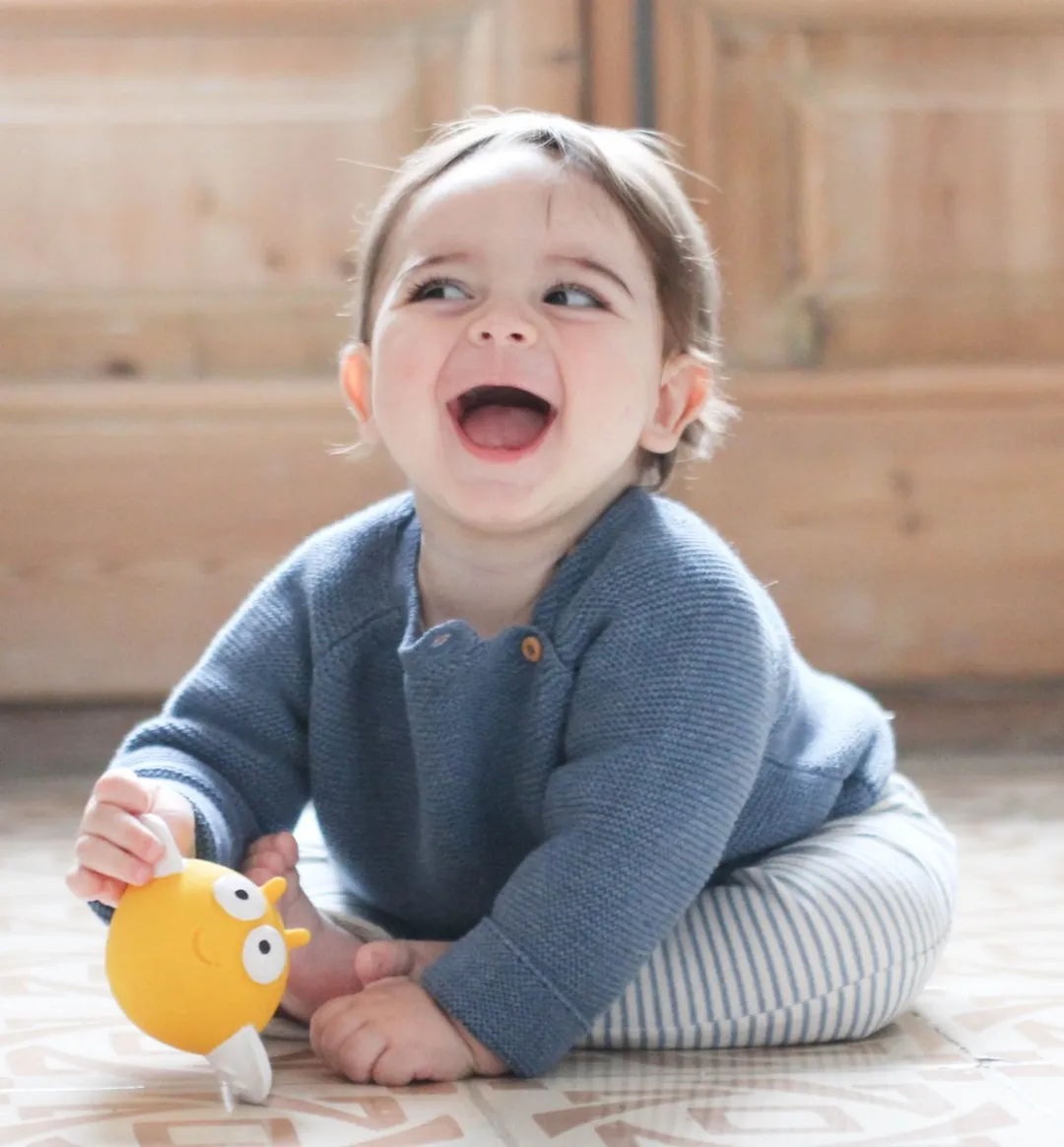Lanco Sensory Bijtspeeltje Pic de Bij Geel