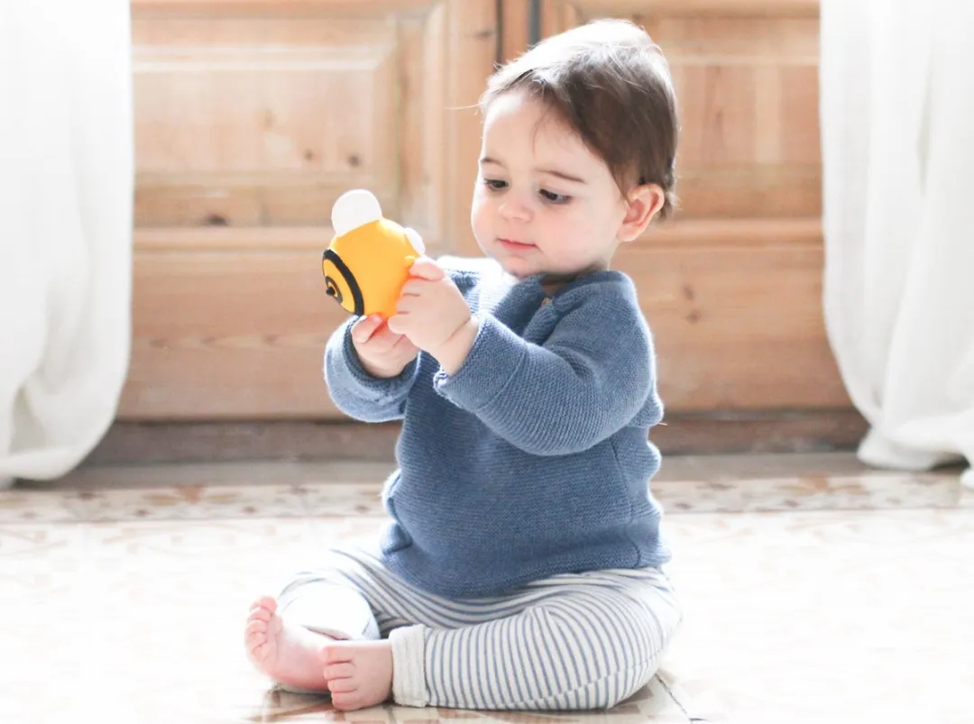 Lanco Sensory Bijtspeeltje Pic de Bij Geel