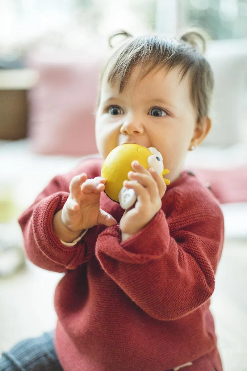 Lanco Sensory Bijtspeeltje Pic de Bij Geel