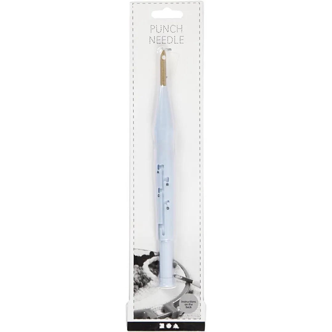 Creativ Company Punch Needle Dikke Wol - Multikleur