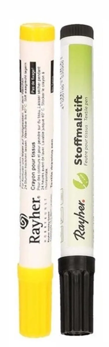 Rayher Textielstiften Set 2 Stuks