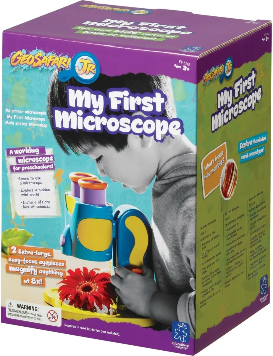Learning Resources GeoSafari Junior Microscoop Blauw