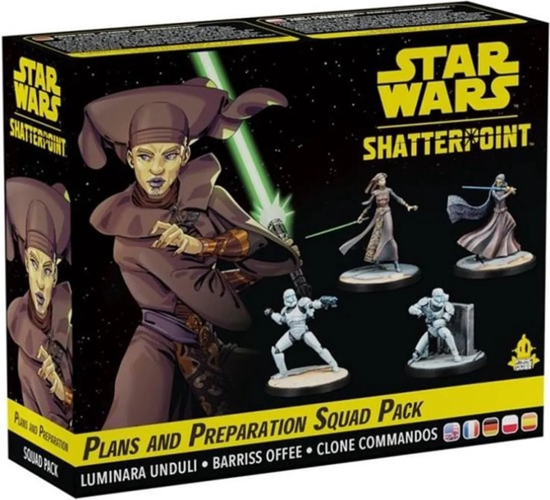 Star Wars Shatterpoint General Luminara Unduli Squad Pack - EN/FR/DE/PL/ES