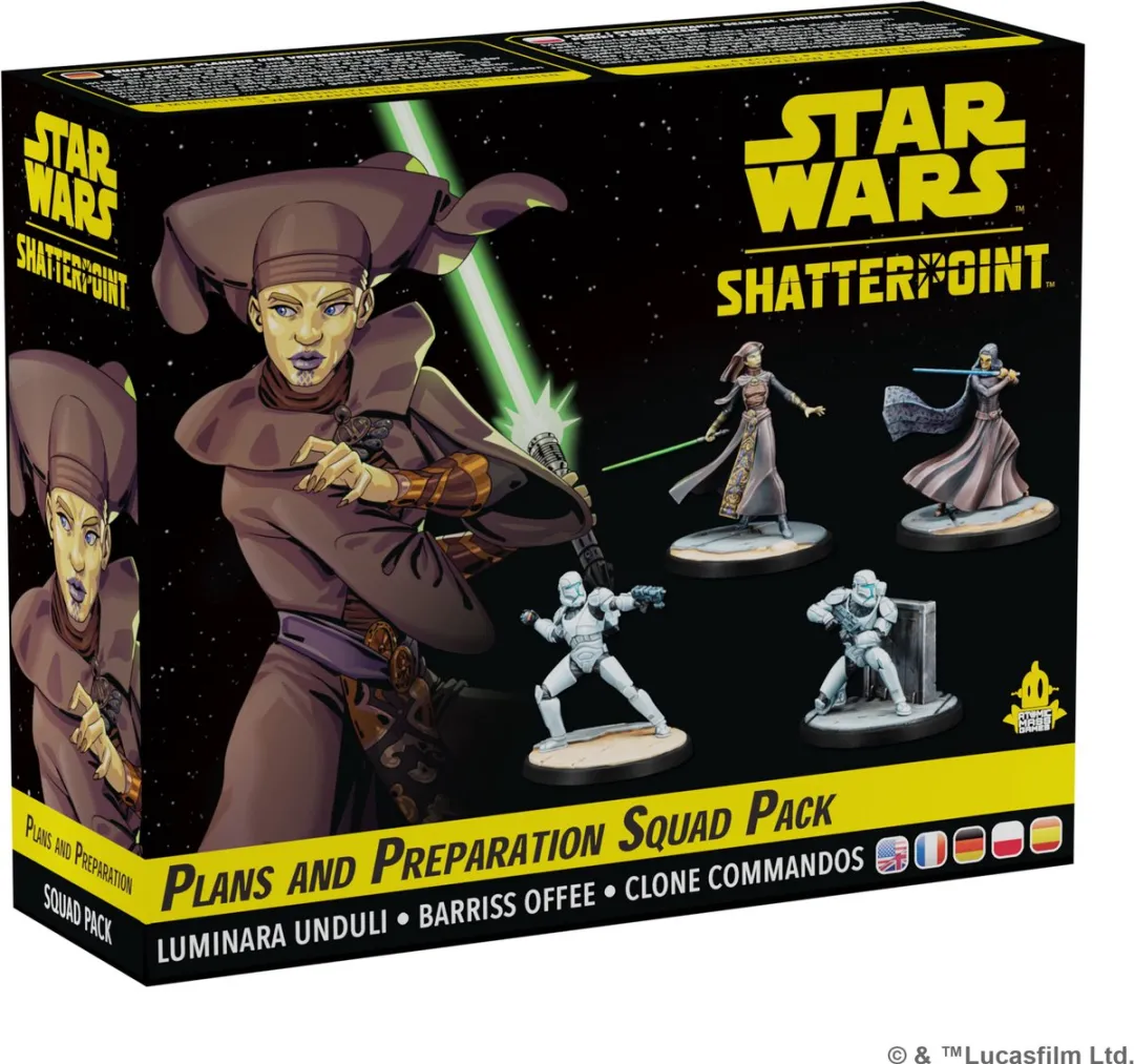 Star Wars Shatterpoint General Luminara Unduli Squad Pack - EN/FR/DE/PL/ES