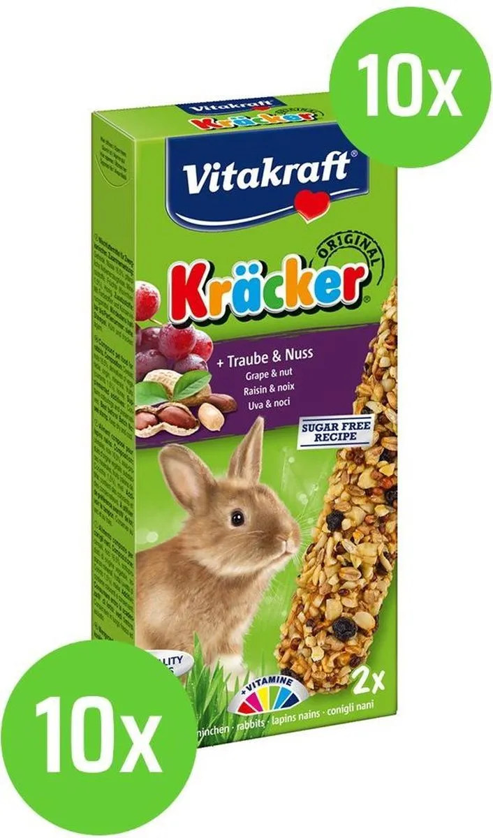 Vitakraft Dwergkonijnkracker Druif/Noot