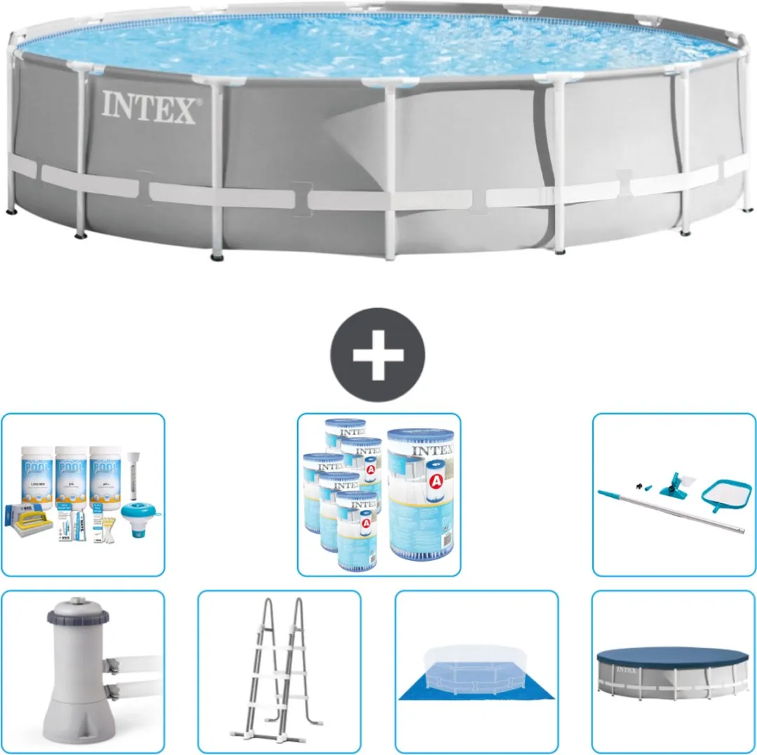 Intex Rond Prism Frame Zwembad 427x107cm