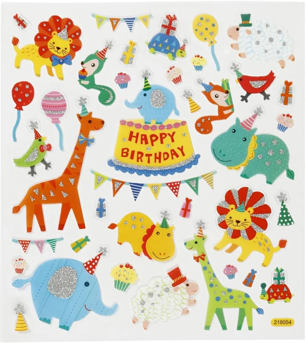 Creativ Company Dieren Stickers Verjaardag