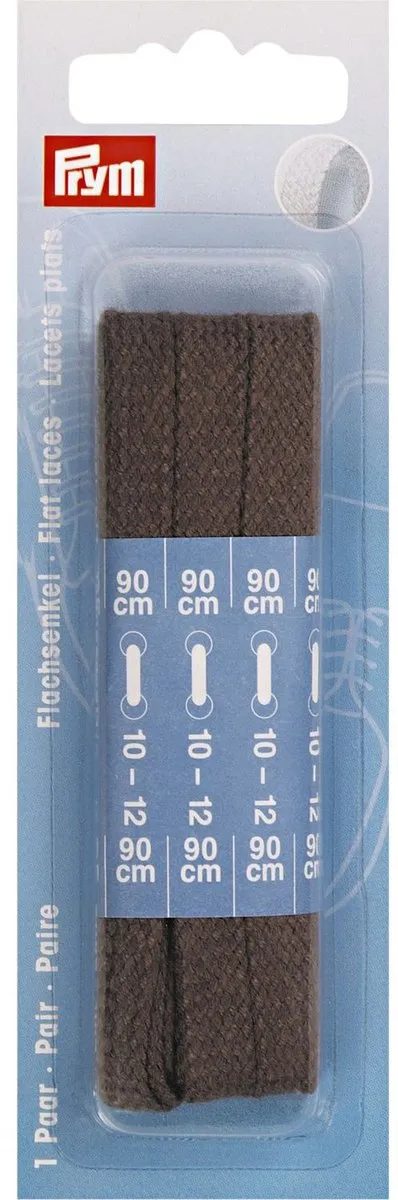 Prym Platte Veters 900mm - Bruin - afbeelding 2 van 3