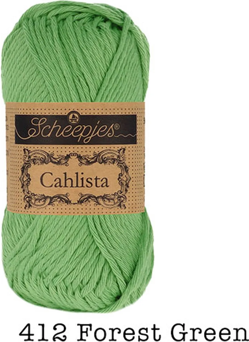 Scheepjes Cahlista Forest Green - 1 Stuk