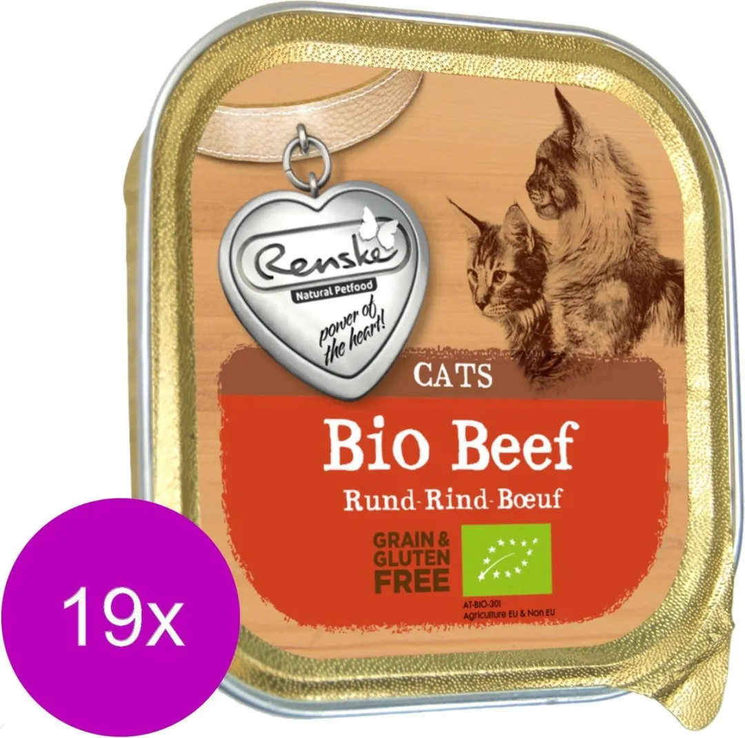Renske Kat Bio Alu Rund Graanvrij 19x85g