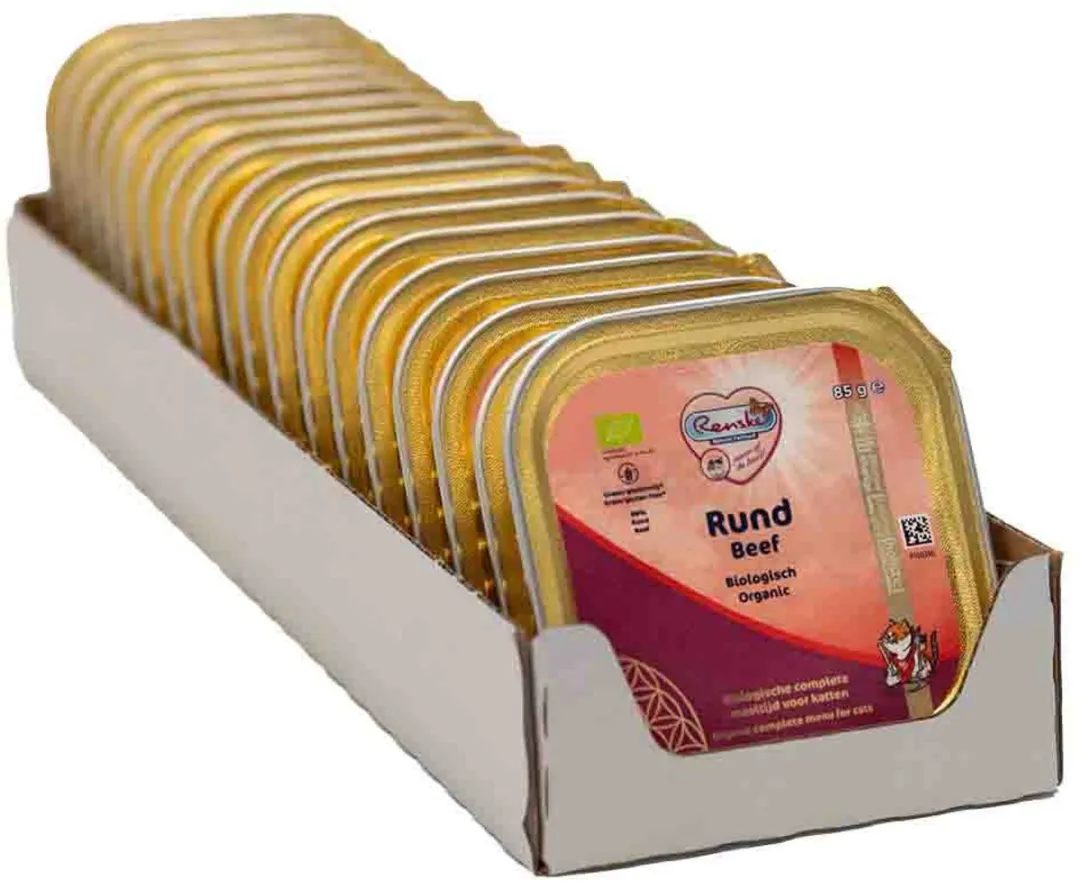 Renske Kat Bio Alu Rund Graanvrij 19x85g - afbeelding 6 van 6