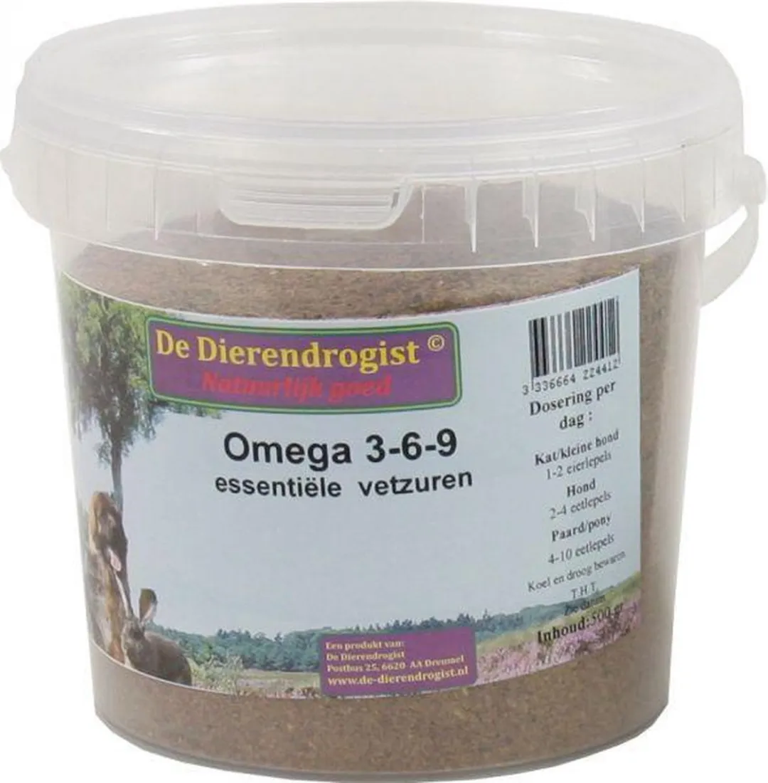 Dierendrogist Omega 3-6-9 Vetzuren 500g