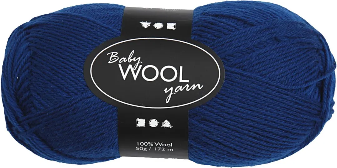 Creativ Company Baby Wolgaren 50g - Donkerblauw