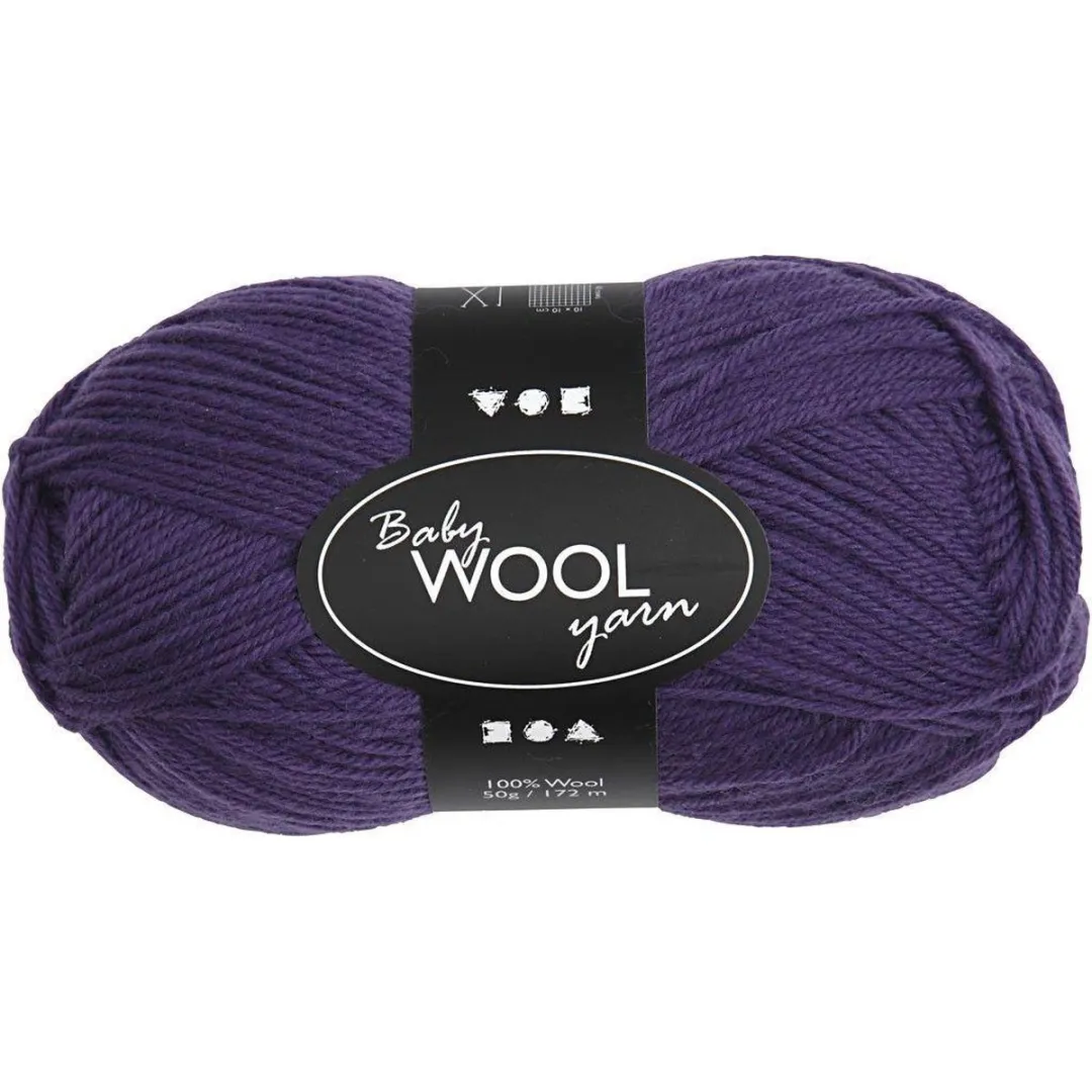 Creativ Company Baby Wolgaren 50g - Donkerblauw