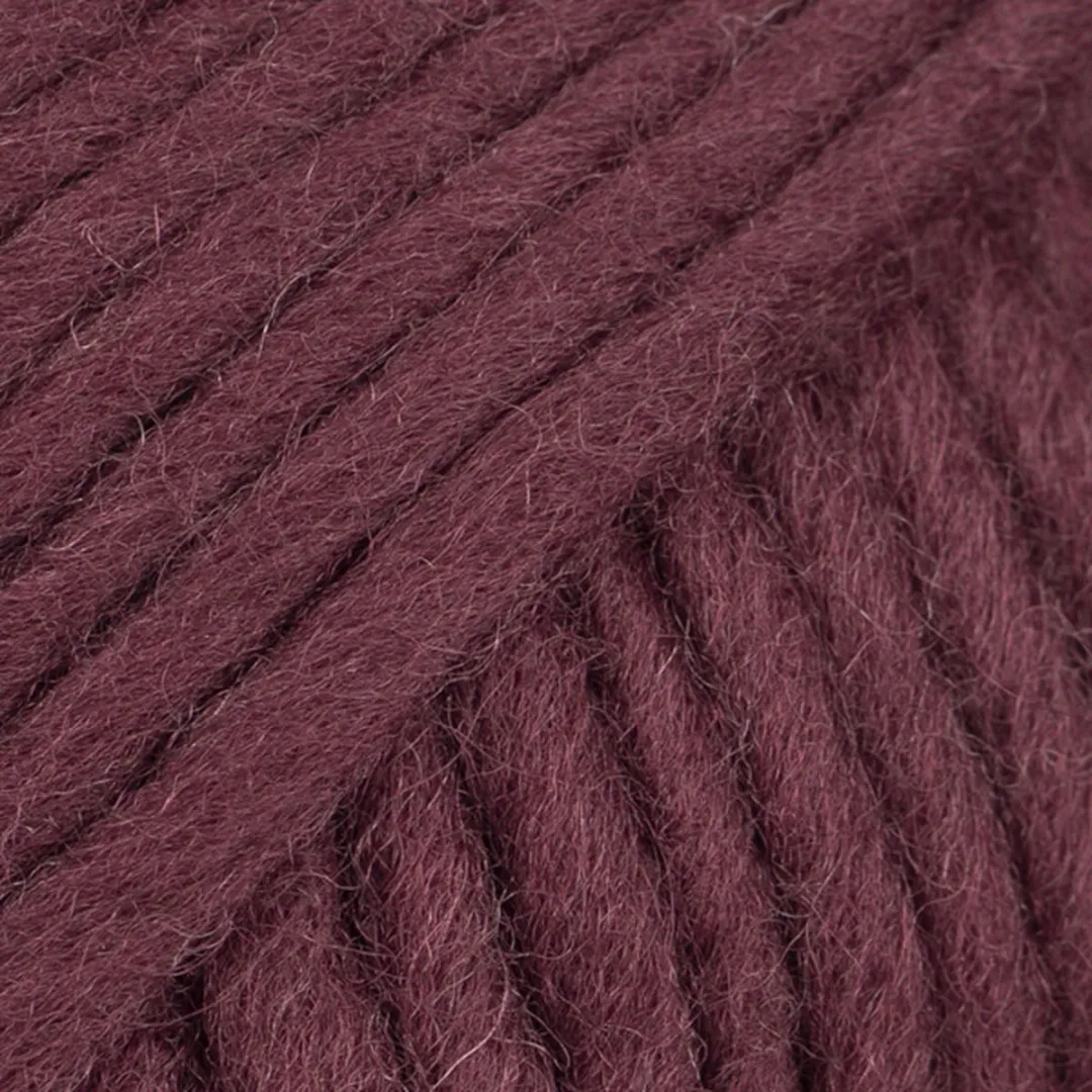 Drops Snow Uni Colour Kastanjerood Wolgaren