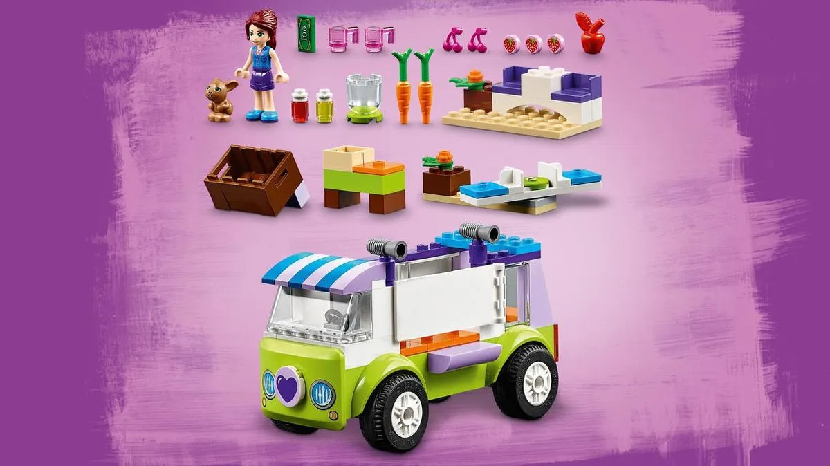 LEGO Juniors Friends Mia's Biologische Voedselmarkt 10749 - 115 Stukken