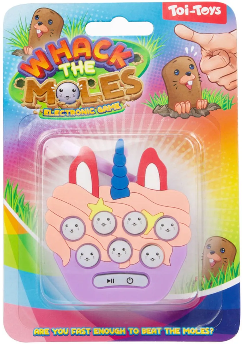 Toi-Toys Mollen Vangen Geheugenspel - Sleutelhanger - 3x Knoopcel