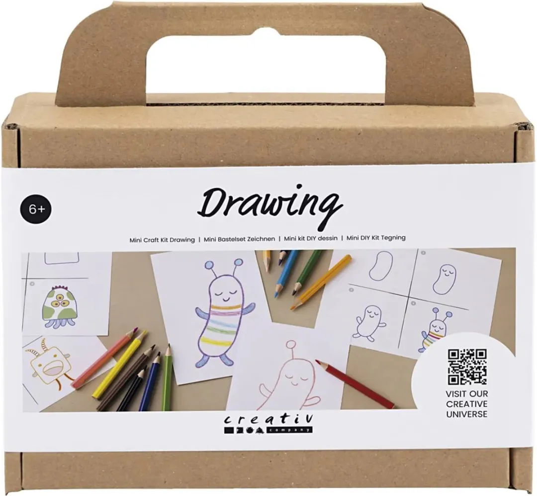 Creativ Company Mini Creative Box Tekenen Monsters - Multicolor
