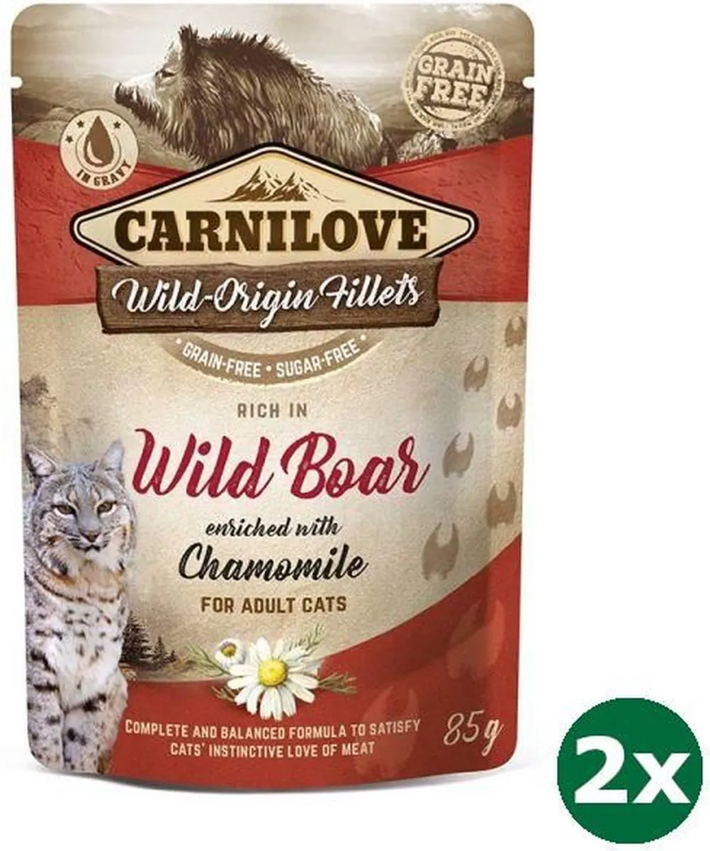 Carnilove Wild Boar Pouch Kattenvoer