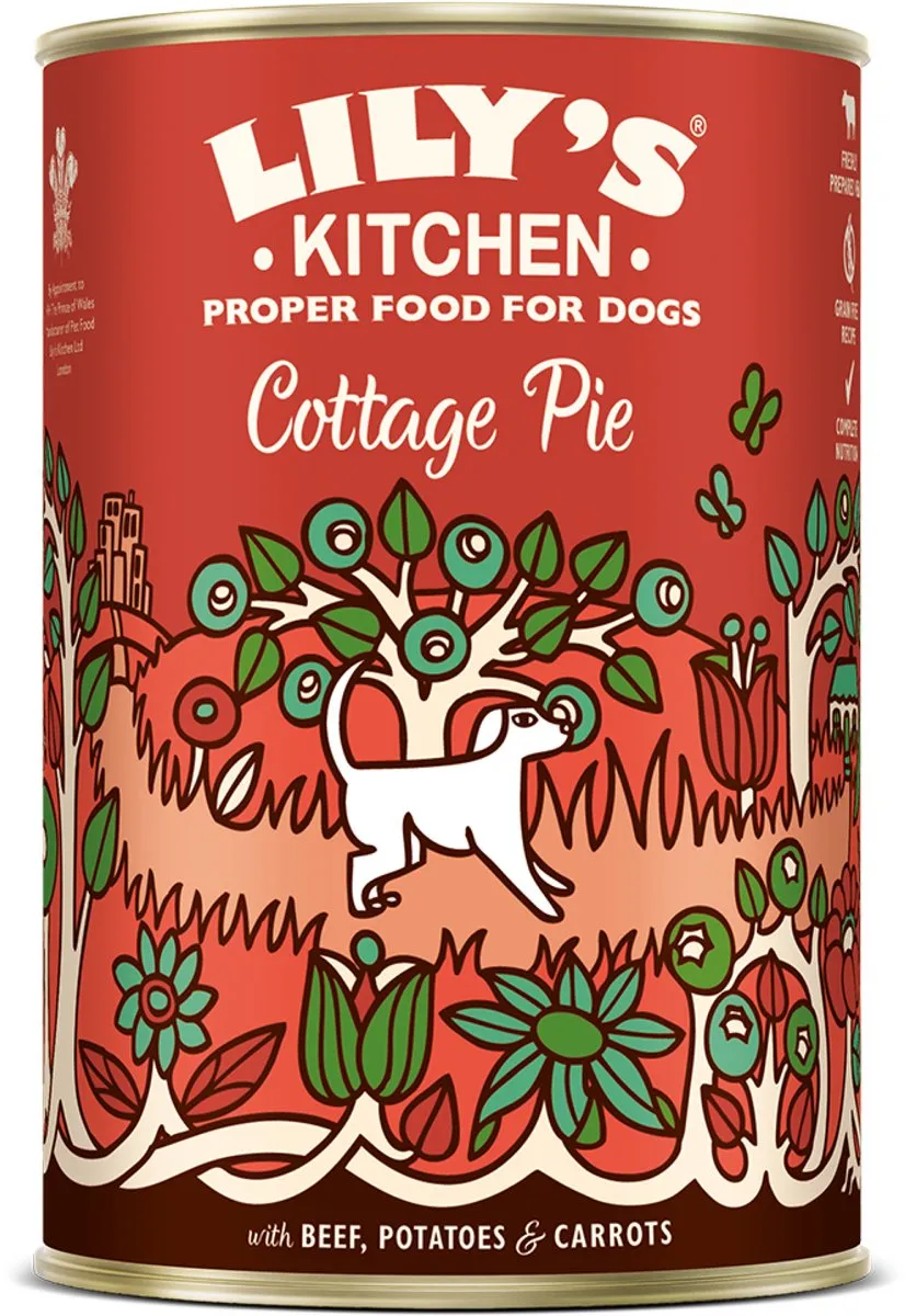 Lily's Kitchen Cottage Pie Hondenvoer Natvoer 2,4kg