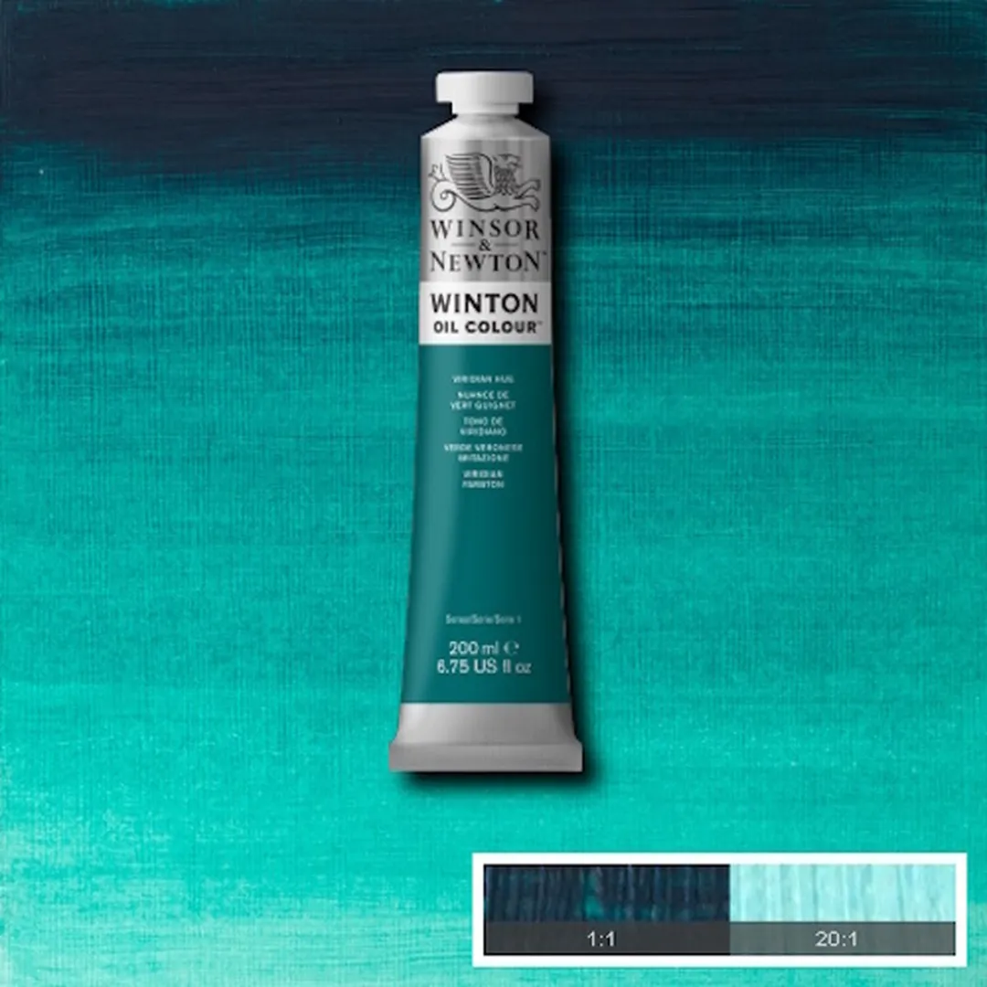 Winsor & Newton Winton Olieverf Viridian Hue 200ml