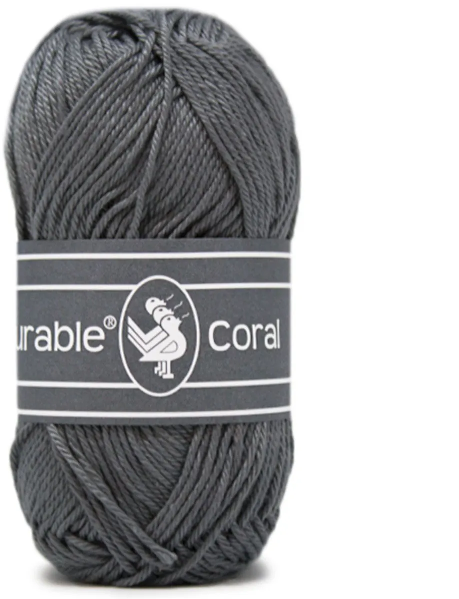 Durable Coral 2236 Charcoal Garen - 1 Stuk