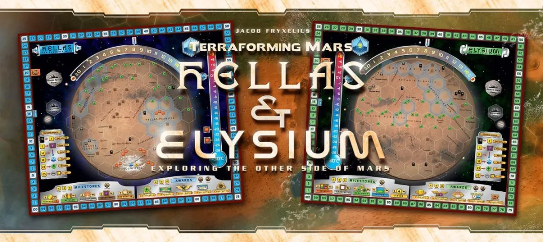 Terraforming Mars: Hellas & Elysium  - Engelstalige uitbreiding - bordspel