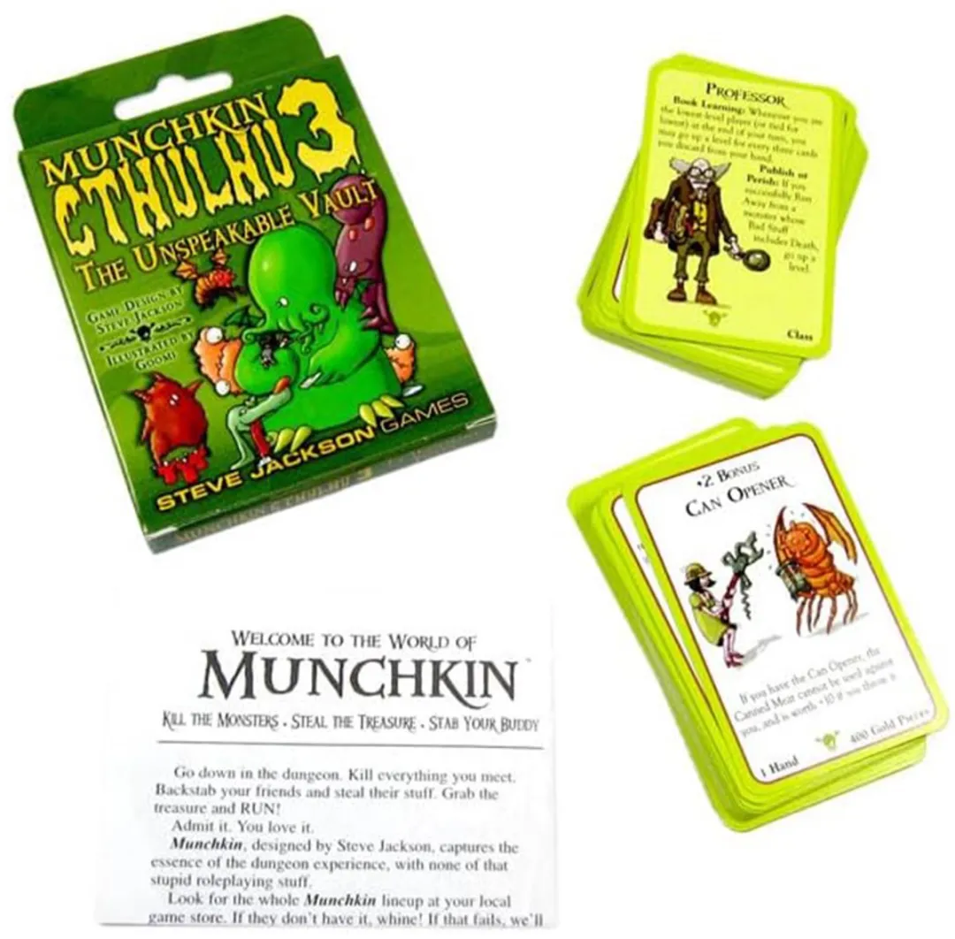 Steve Jackson Games Munchkin Cthulhu 3 - 2-6 Spelers